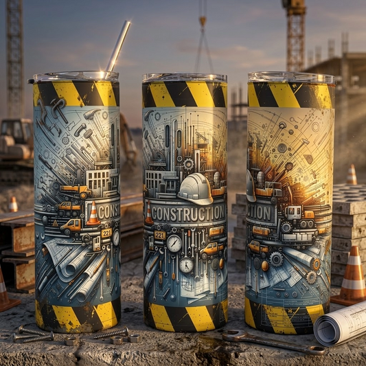 Handcrafted Builder Life Tumbler | Builder & Tradie Gift - 20oz Stainless Steel