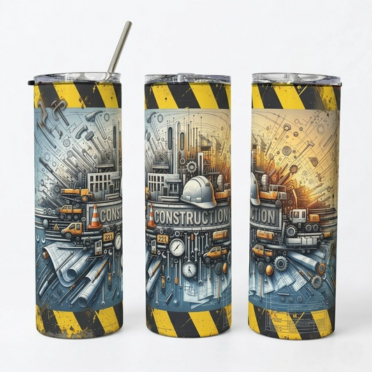 Handcrafted Builder Life Tumbler | Builder & Tradie Gift - 20oz Stainless Steel